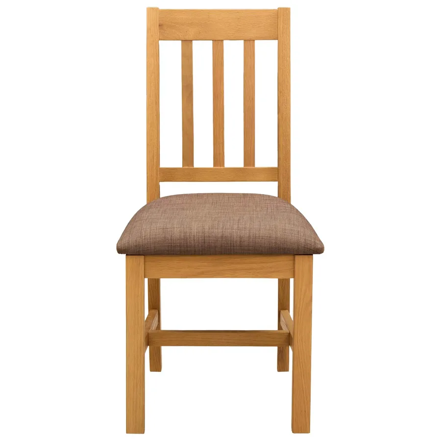 Chaise de salle à manger VENLO 2 pcs Bois de chêne massif - 3