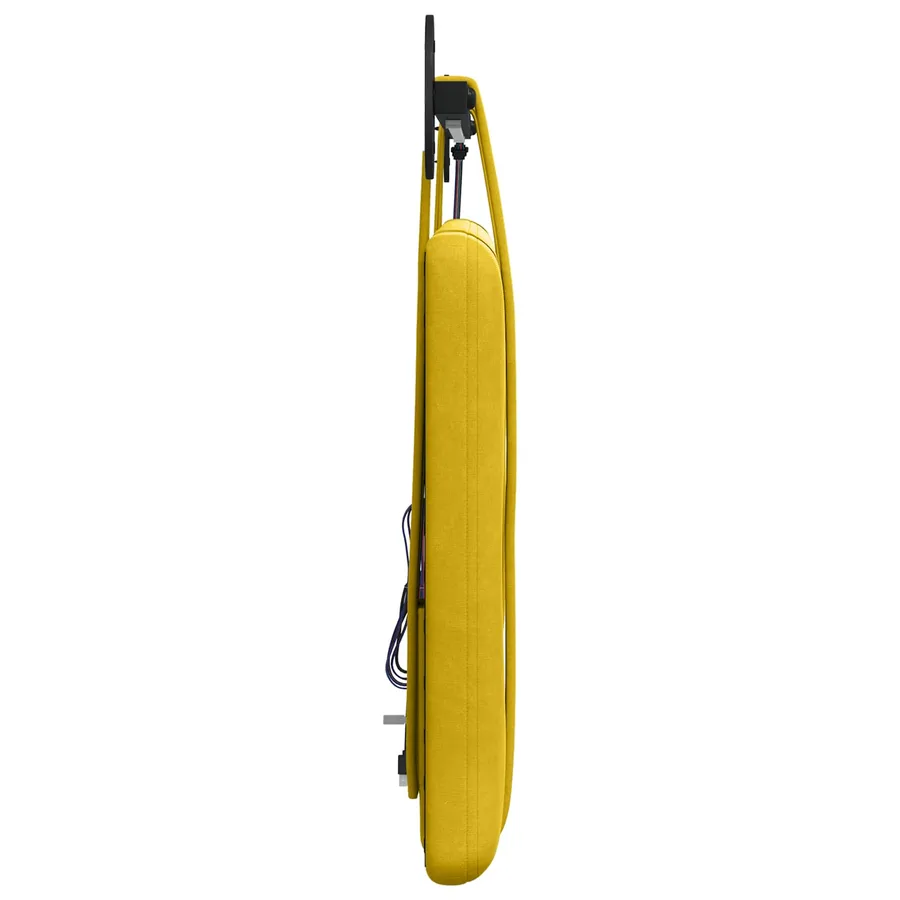 Tête de lit suspendue Avec lumière LED Jaune Velours - 7