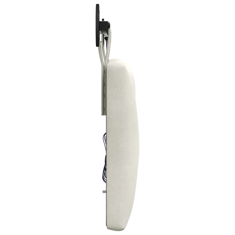 Tête de lit suspendue Avec lumière LED Crème Velours - 7