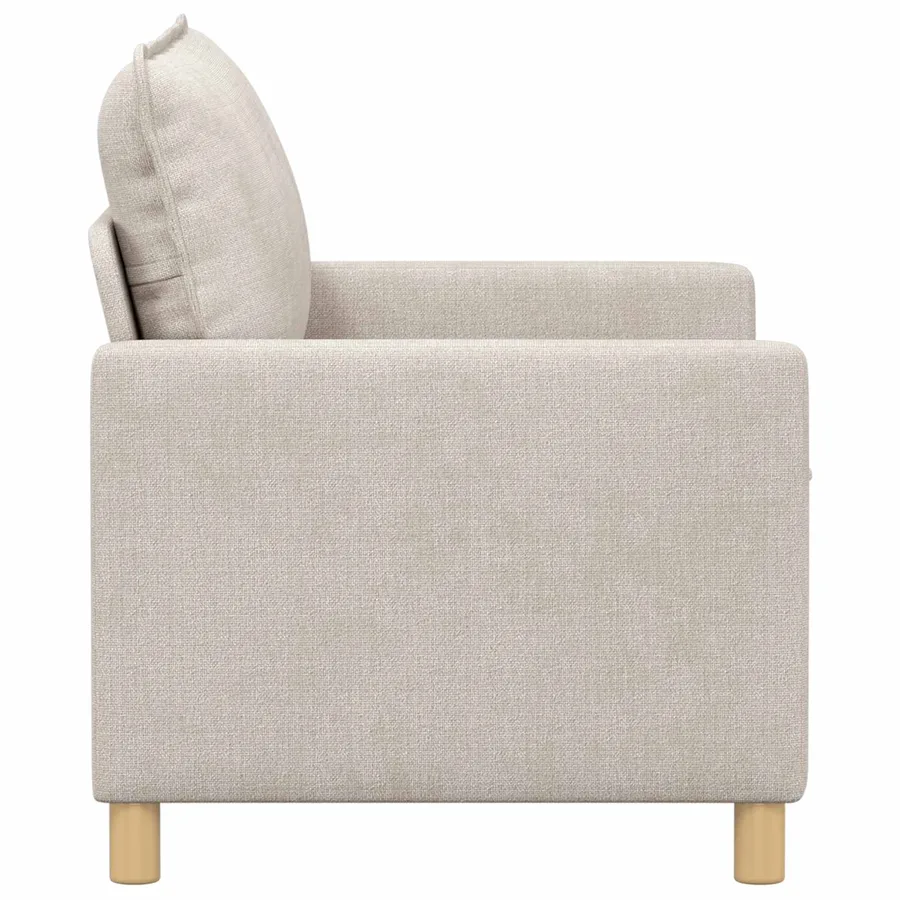 Canapé Crème 126 x 81 x 87,5 cm Polyester - 4