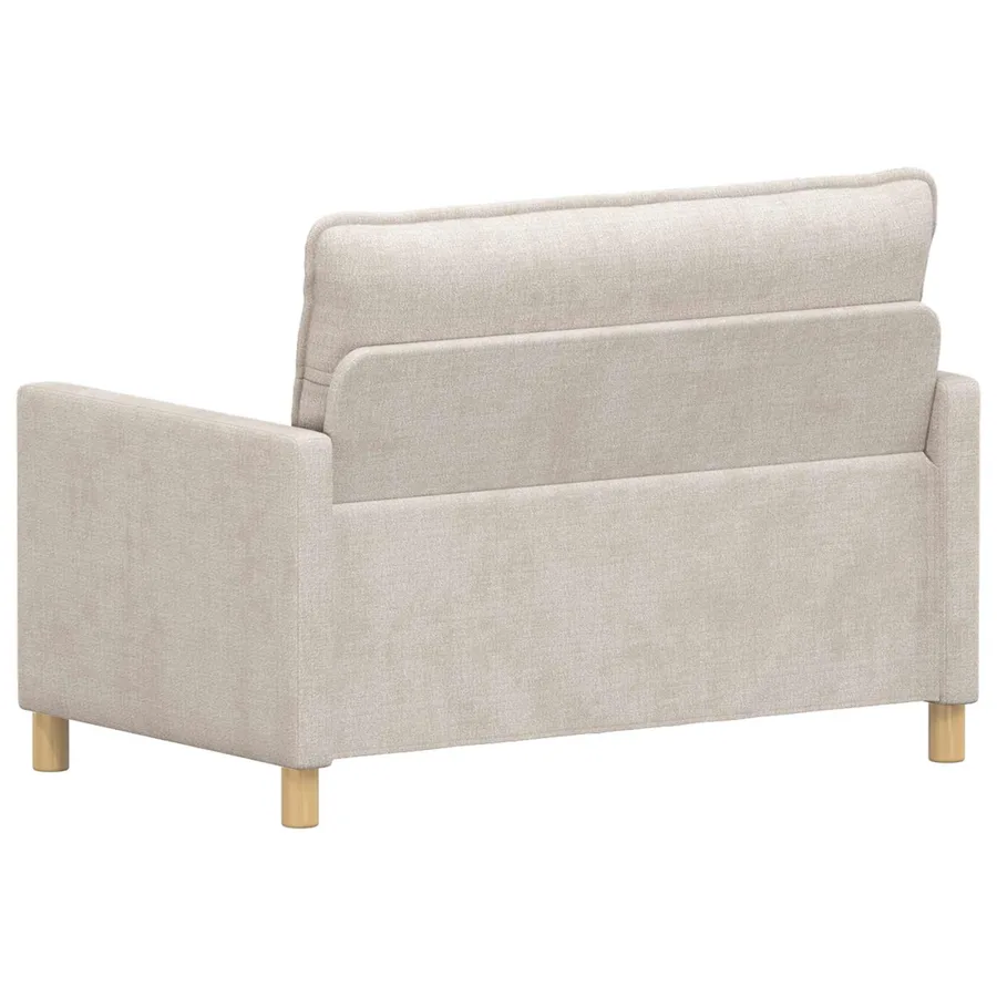 Canapé Crème 126 x 81 x 87,5 cm Polyester - 5