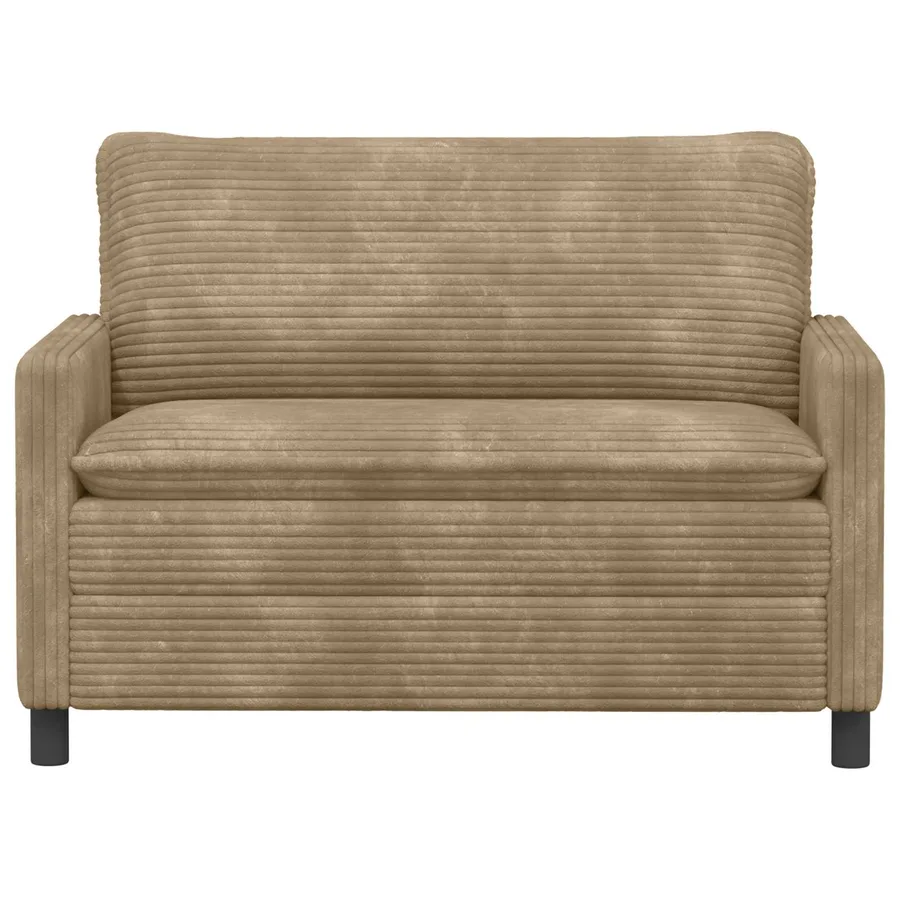 Canapé Taupe 126 x 81 x 87,5 cm Polyester - 3