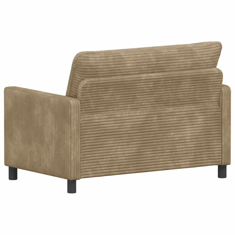 Canapé Taupe 126 x 81 x 87,5 cm Polyester - 5