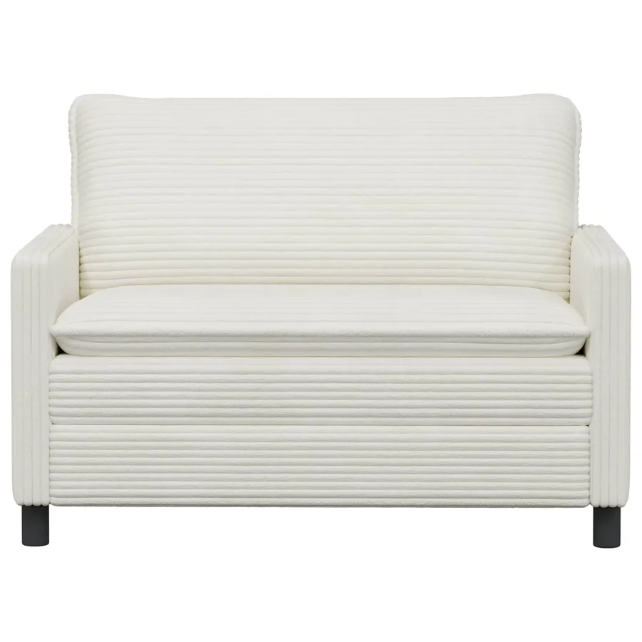 Canapé Crème 126 x 81 x 87,5 cm Polyester - 3