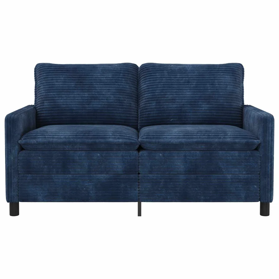 Canapé Bleu marine 156 x 81 x 87,5 cm Polyester - 3