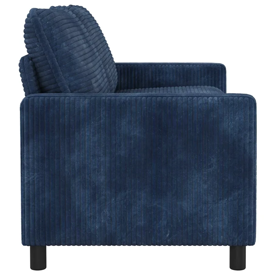 Canapé Bleu marine 156 x 81 x 87,5 cm Polyester - 4