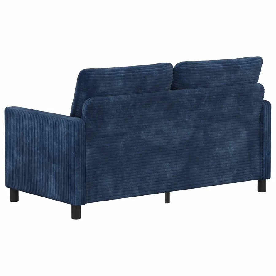 Canapé Bleu marine 156 x 81 x 87,5 cm Polyester - 5