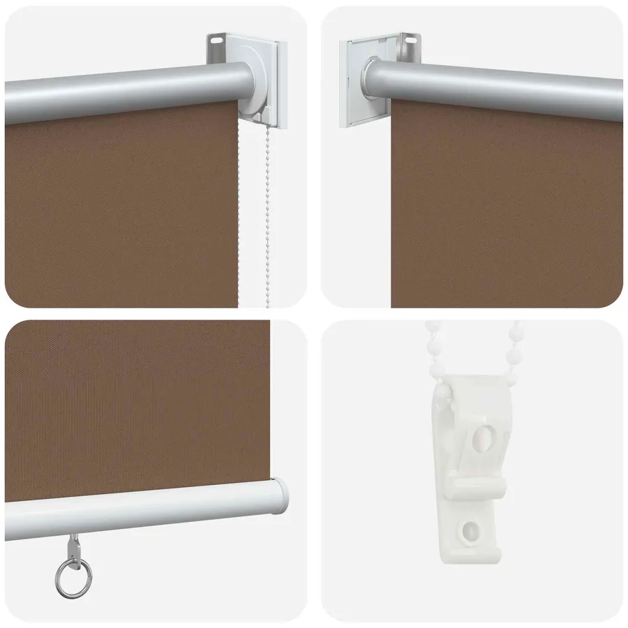 Store roulant extérieur protection UV Taupe 65 x 140 cm (L x H) - 5