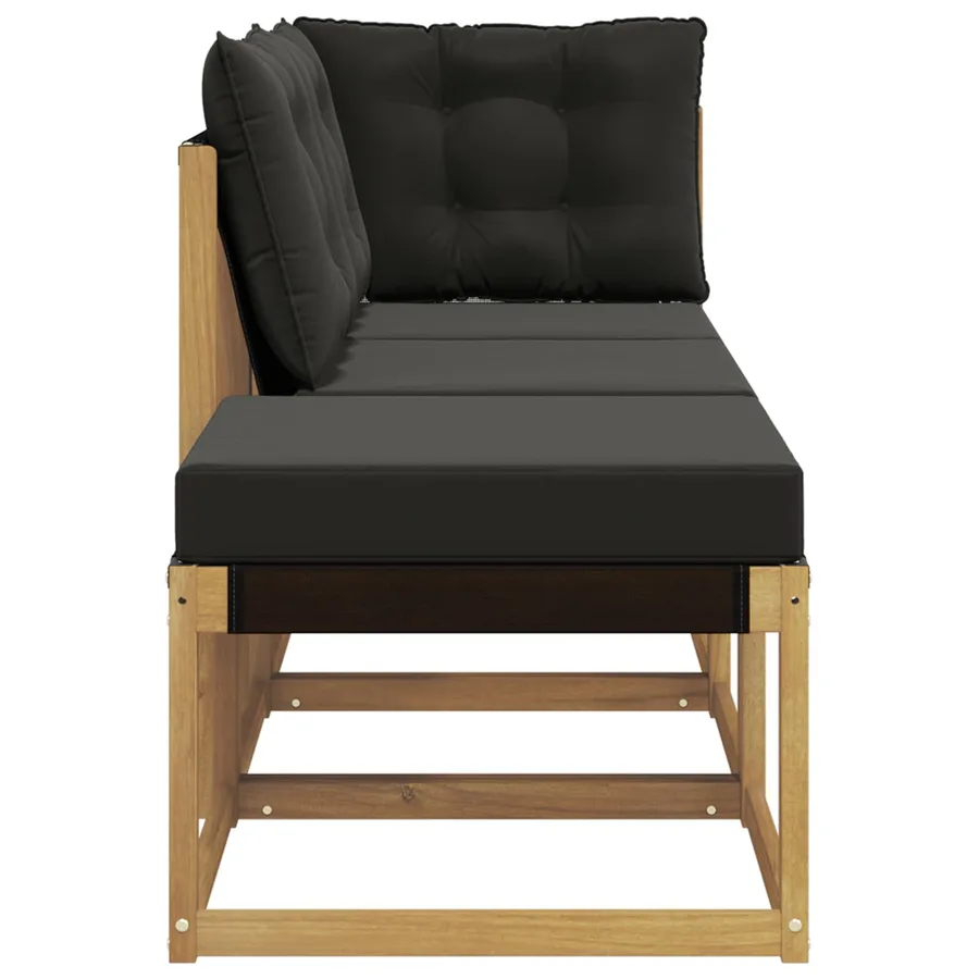 Unité de canapé sectionnel avec coussin 3 Pièce Blanc - 7