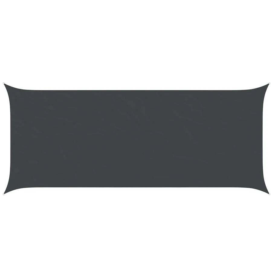Voile d'ombre Noir 6 x 2,5 m 100 % polyester Oxford - 2