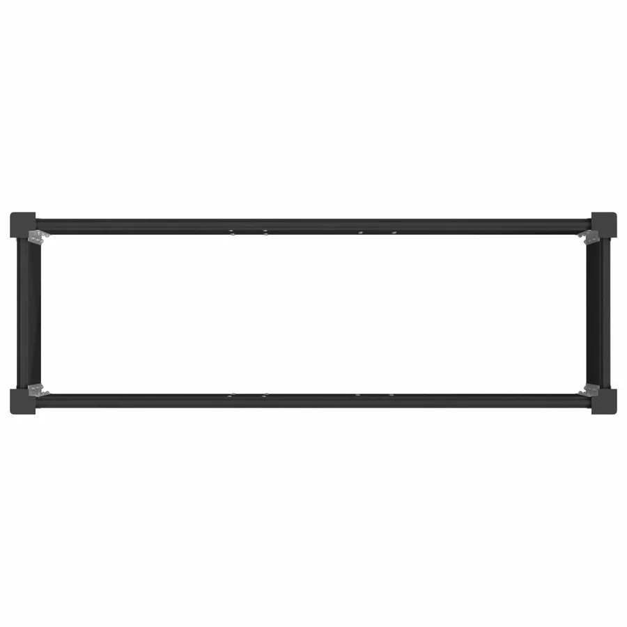 Jardinière surélevée Noir 100 x 30 x 36 cm - 5