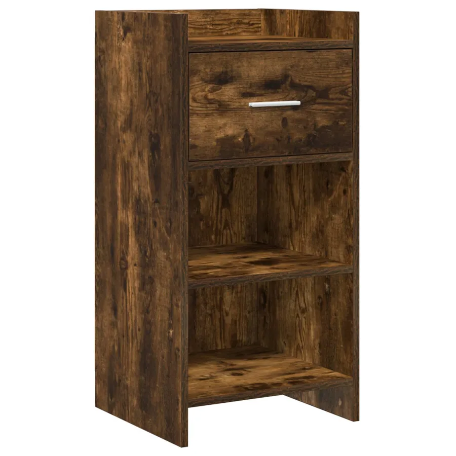 Buffet Chêne fumé 40 x 36 x 80 cm Bois d'ingénierie - 2