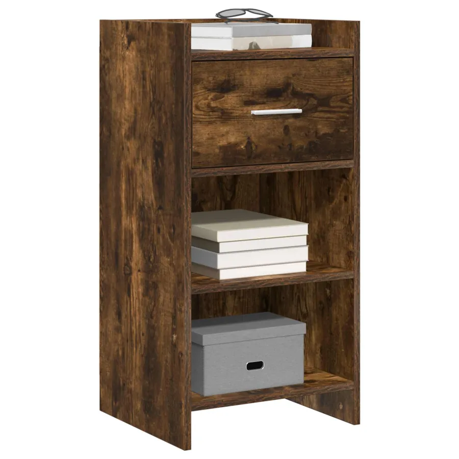 Buffet Chêne fumé 40 x 36 x 80 cm Bois d'ingénierie - 3