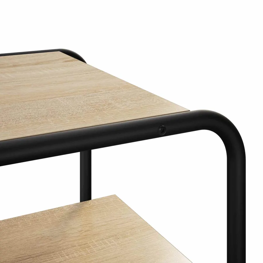 Table console Chêne Sonoma 100 x 41 x 75 cm Bois d'ingénierie - 6