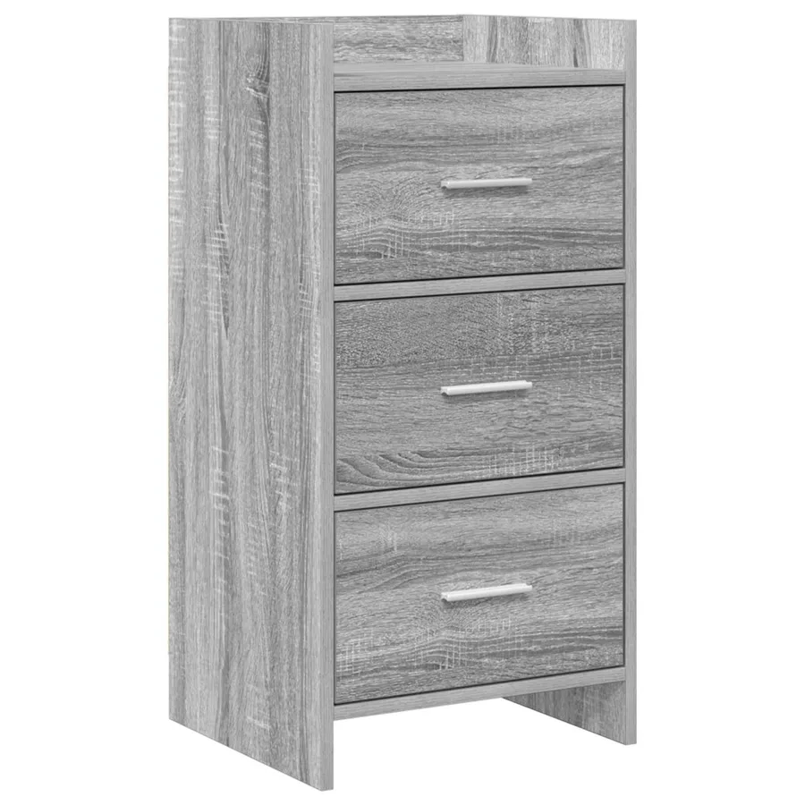 Buffet Sonoma gris 40 x 36 x 80 cm Bois d'ingénierie - 2