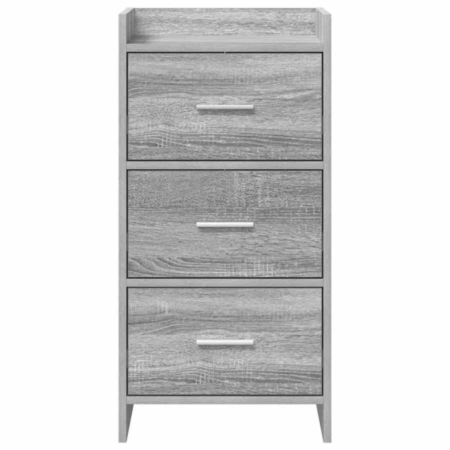 Buffet Sonoma gris 40 x 36 x 80 cm Bois d'ingénierie - 5