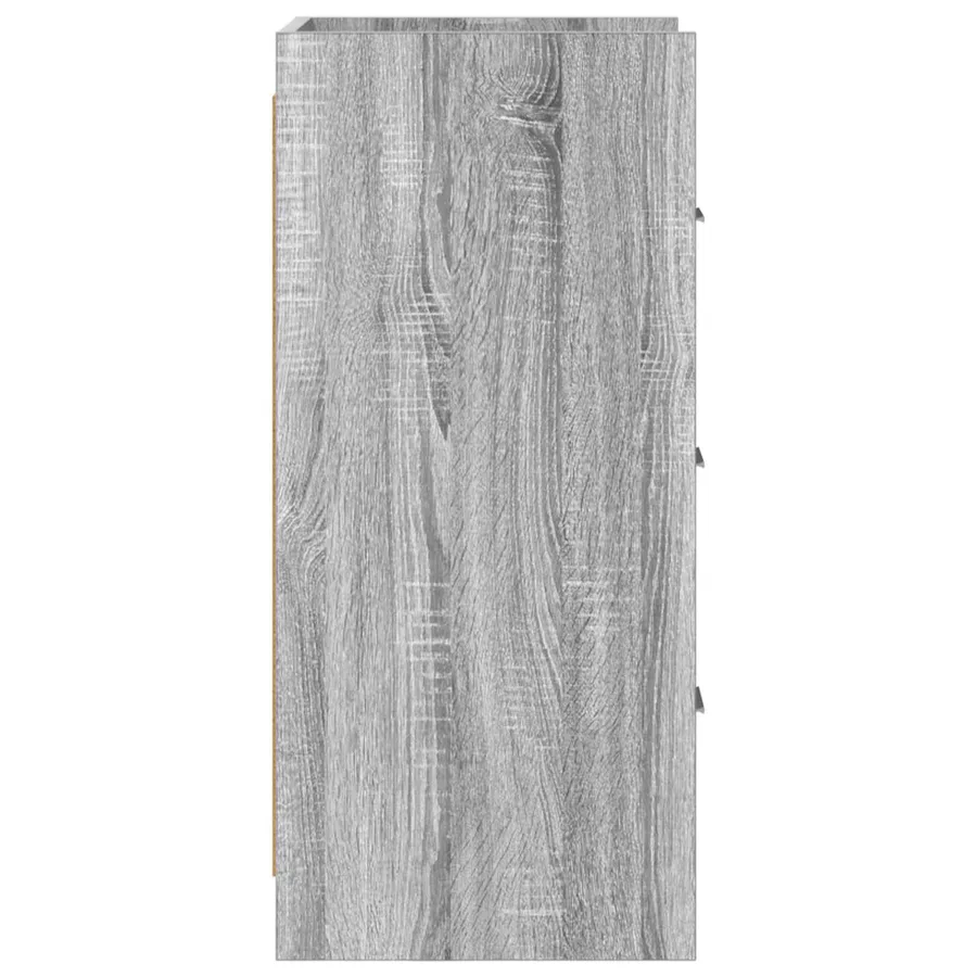 Buffet Sonoma gris 40 x 36 x 80 cm Bois d'ingénierie - 6