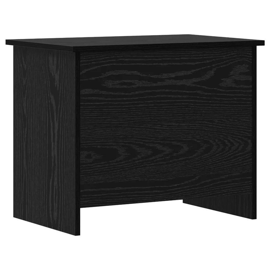 Coffre de rangement avec stockage Chêne noir 60 x 40 x 50 cm - 2
