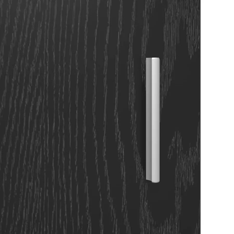 Buffet Chêne noir 75 x 36 x 80 cm Bois d'ingénierie - 7