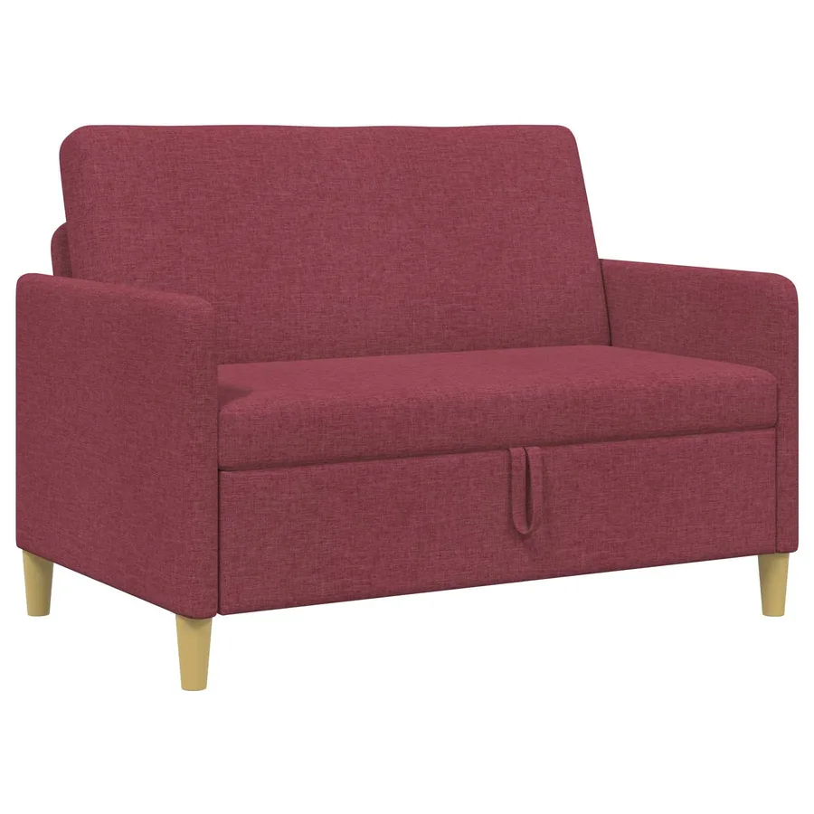 Sofa avec rangement Bordeaux 122 x 78 x 87 cm Polyester - 2