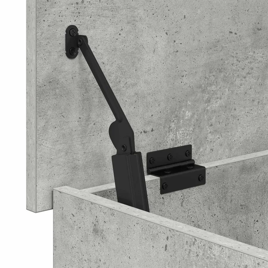 Coffre de rangement avec stockage Gris béton 40 x 40 x 50 cm - 8