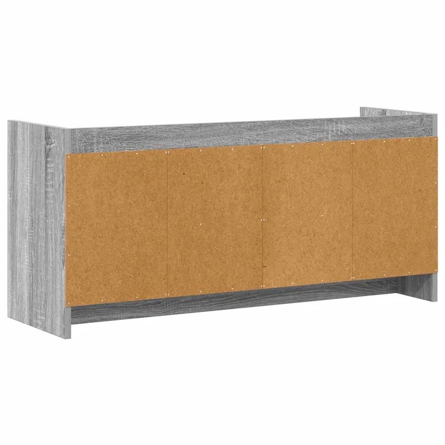 Meuble TV 102 x 33 x 47 cm Sonoma gris Bois d'ingénierie - 7