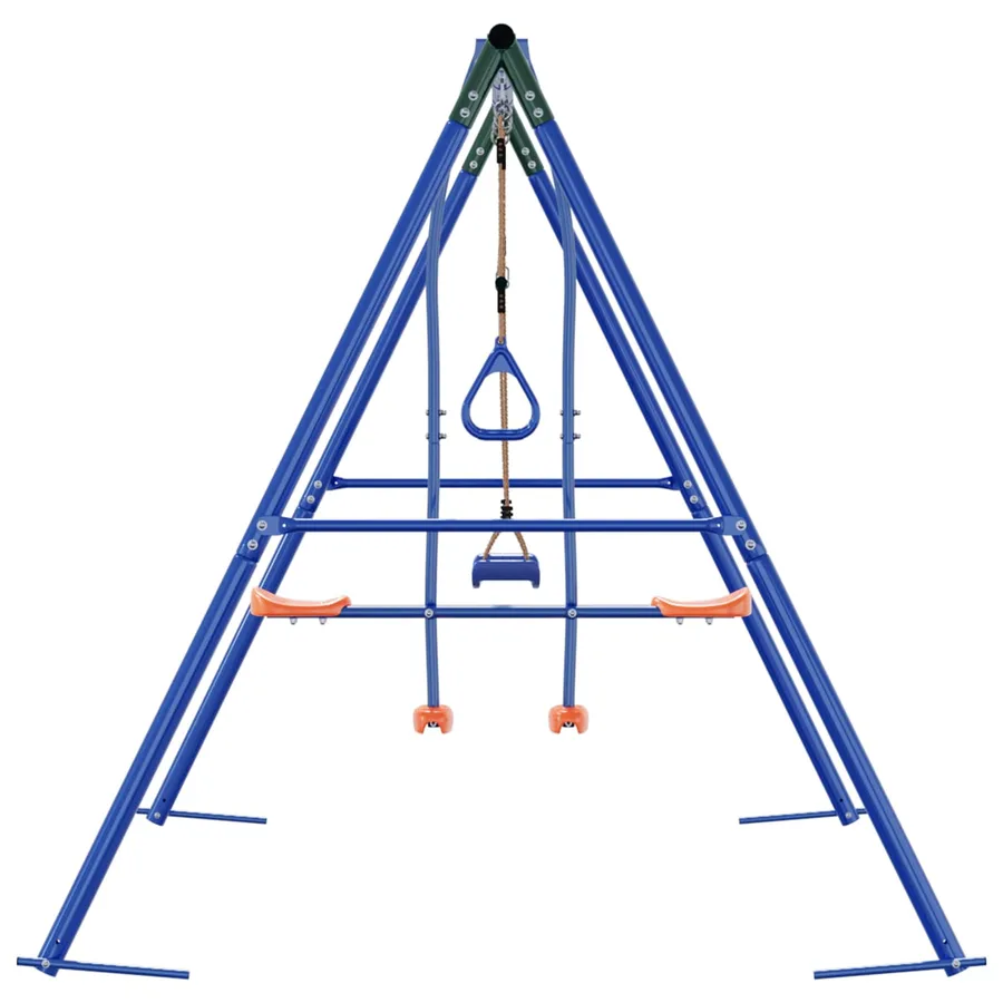 Ensemble de balançoires d'extérieur Multicolore Acier et PE - 5