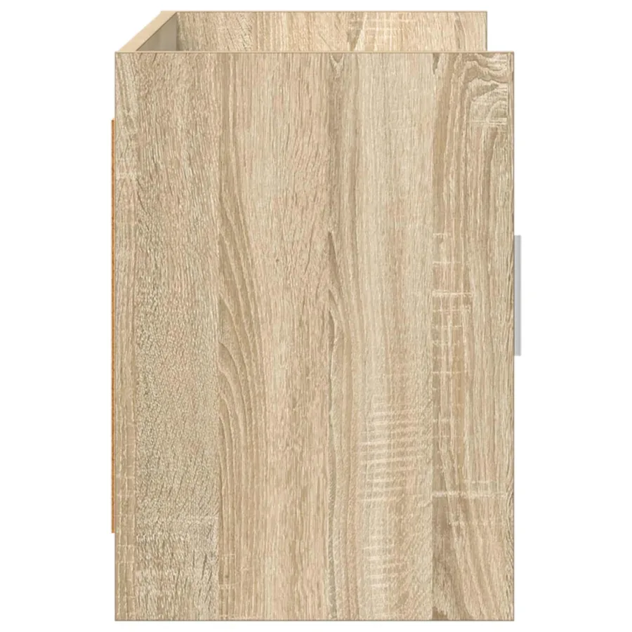 Meuble TV 102 x 33 x 47 cm Chêne Sonoma Bois d'ingénierie - 6