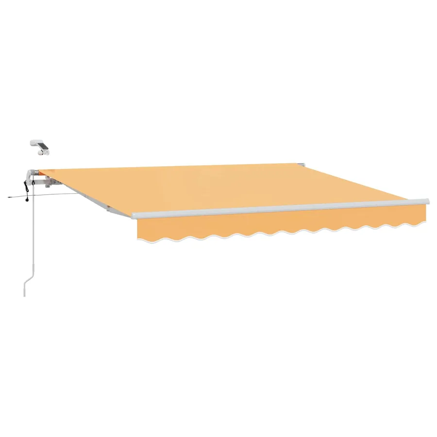 Auvent rétractable Sable 400 × 350 cm Polyester - 2