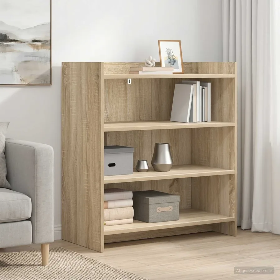 Buffet Chêne Sonoma 75 x 36 x 80 cm Bois d'ingénierie
