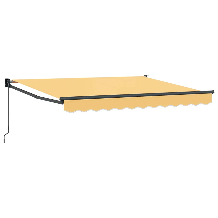 Auvent rétractable Sable 3 x 2,5 m 100% Polyester et Aluminium - 2