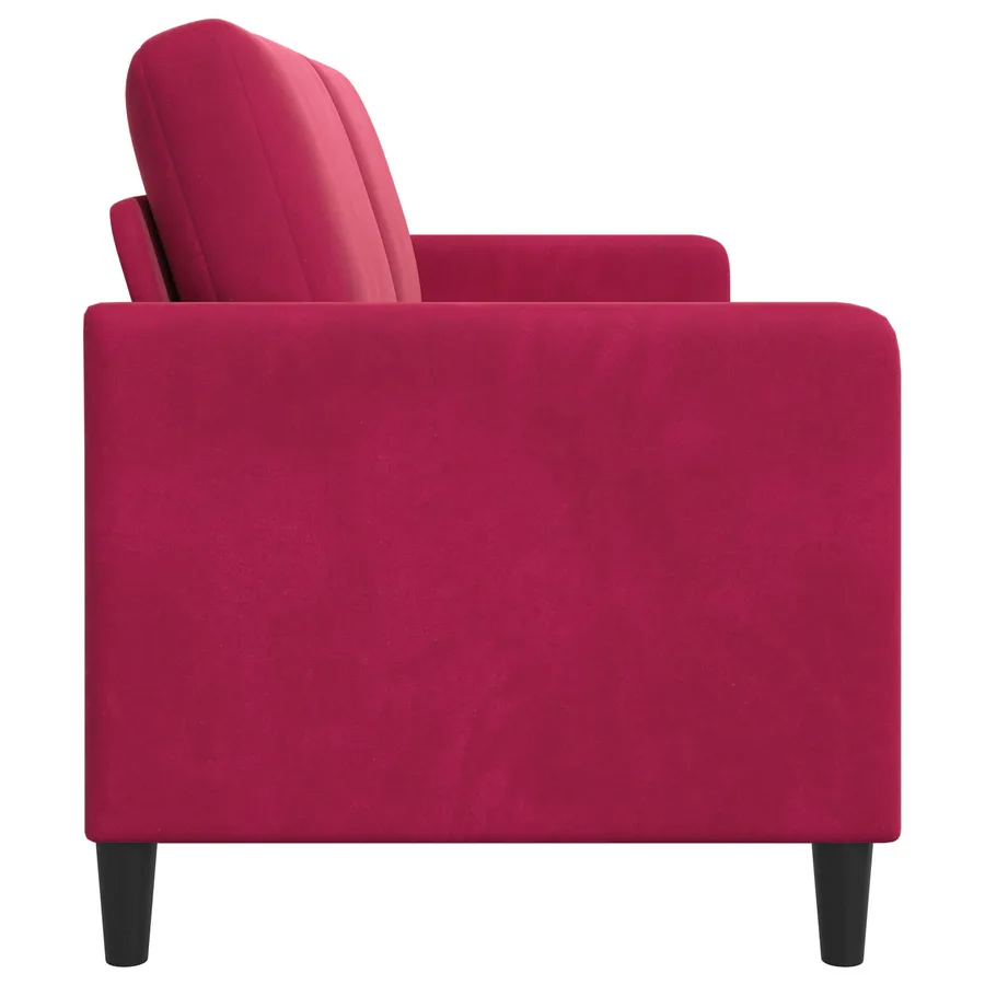 Sofa avec rangement Bordeaux 172 x 78 x 87 cm Polyester - 5