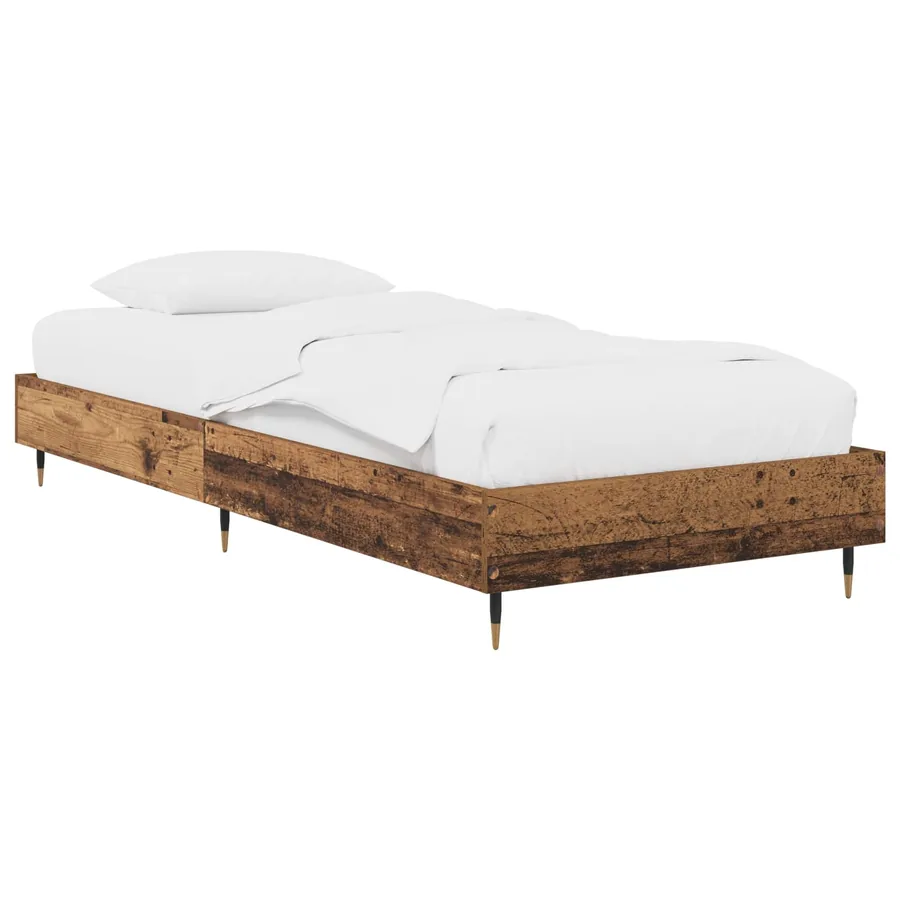 Cadre de lit Bois ancien 80 x 200 cm Bois d'ingénierie