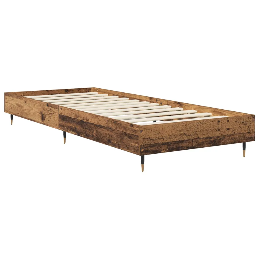 Cadre de lit Bois ancien 80 x 200 cm Bois d'ingénierie - 2