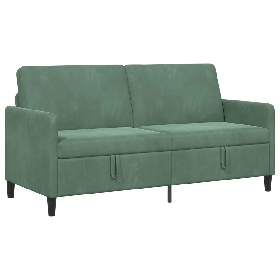 Sofa avec rangement Vert Mer 172 x 78 x 87 cm Polyester - 2