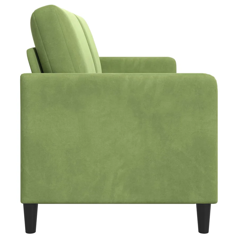 Sofa avec rangement Vert clair 172 x 78 x 87 cm Polyester - 5