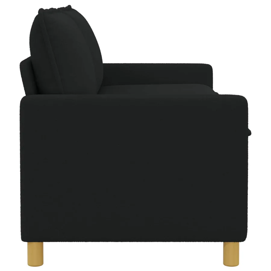 Canapé Noir 156 x 81 x 87,5 cm Tissu - 4