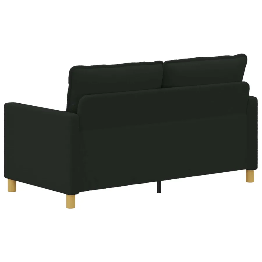 Canapé Noir 156 x 81 x 87,5 cm Tissu - 5