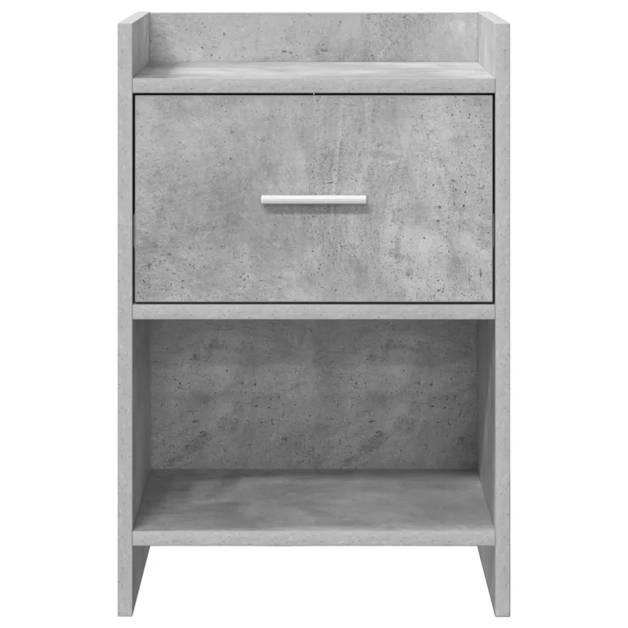 Tables de chevet 2 pcs Gris béton 40 x 30 x 60 cm - 4