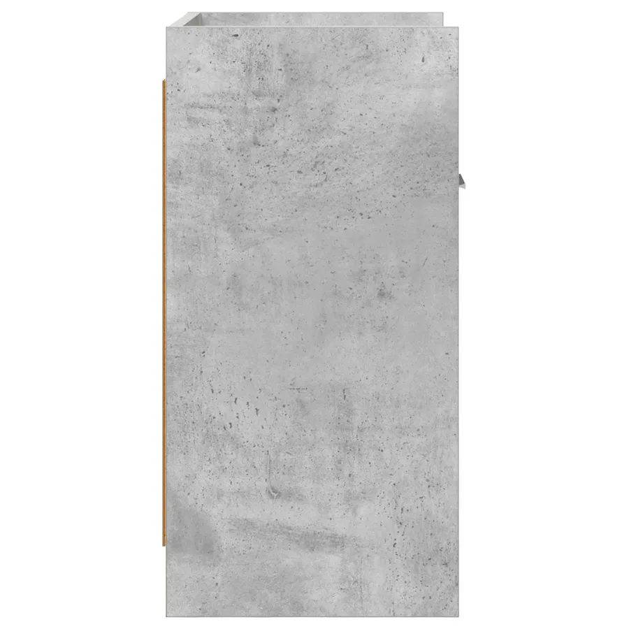 Tables de chevet 2 pcs Gris béton 40 x 30 x 60 cm - 5