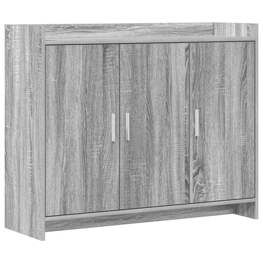 Buffet Sonoma gris 98,5 x 33 x 80 cm Bois d'ingénierie - 2