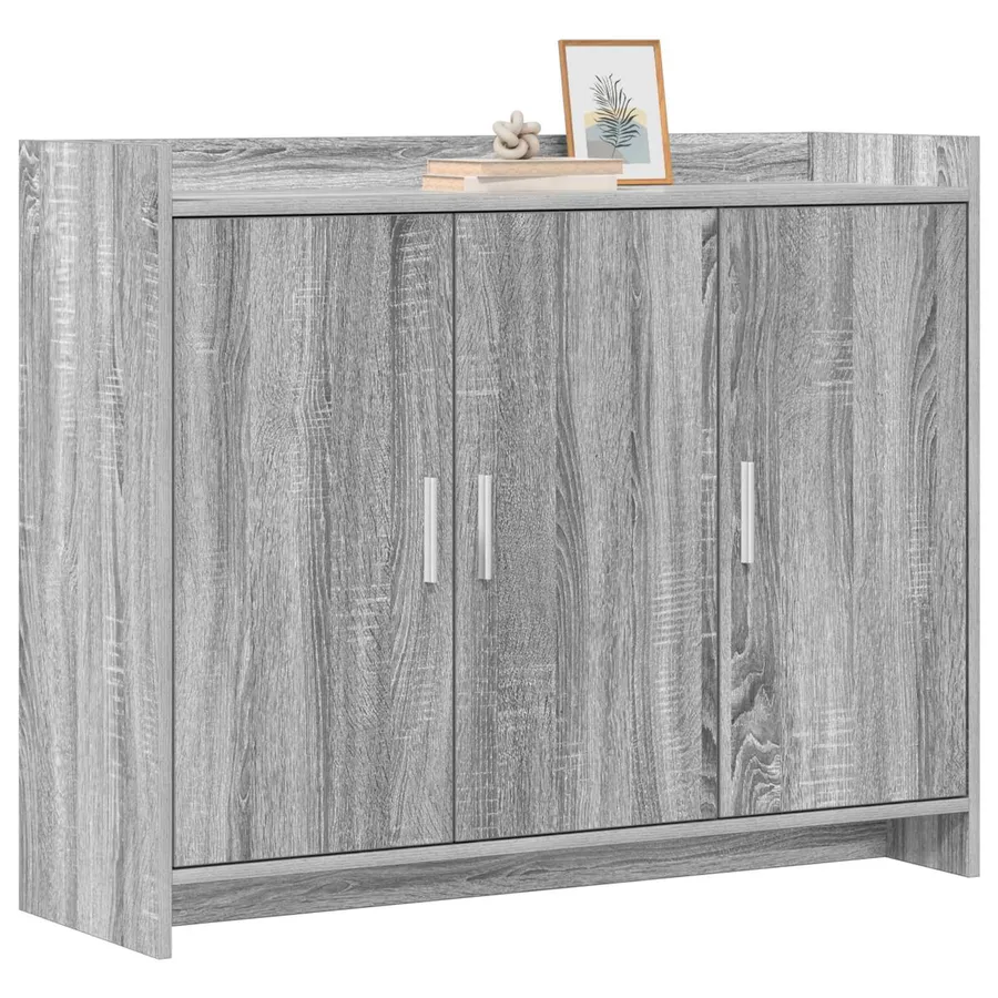 Buffet Sonoma gris 98,5 x 33 x 80 cm Bois d'ingénierie - 3
