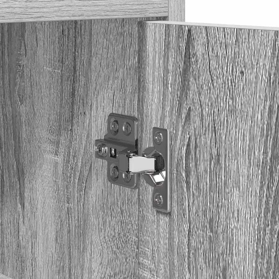 Buffet Sonoma gris 98,5 x 33 x 80 cm Bois d'ingénierie - 9