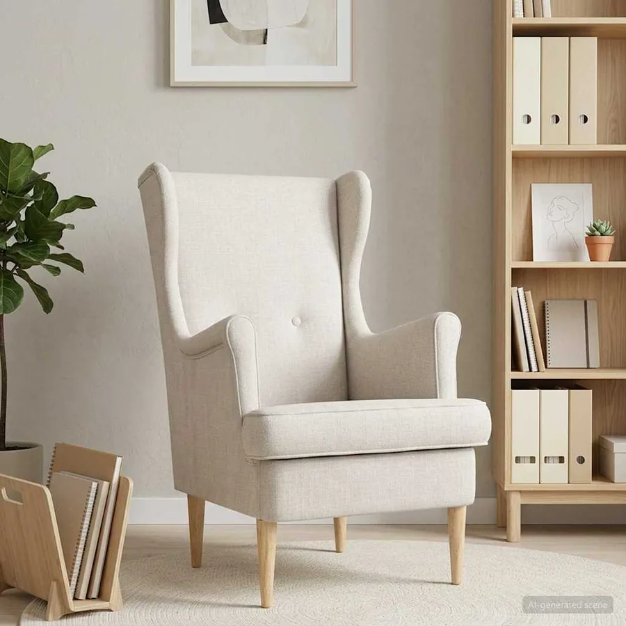 Fauteuil Crème ARES