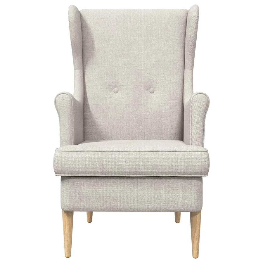 Fauteuil Crème ARES - 4
