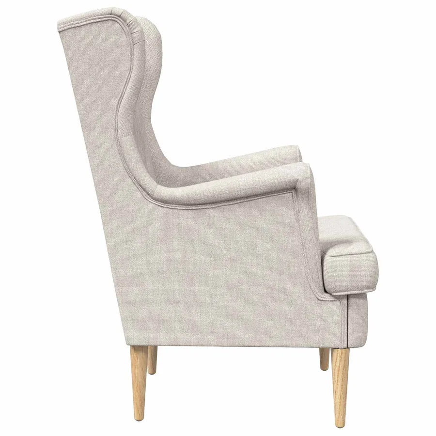 Fauteuil Crème ARES - 5