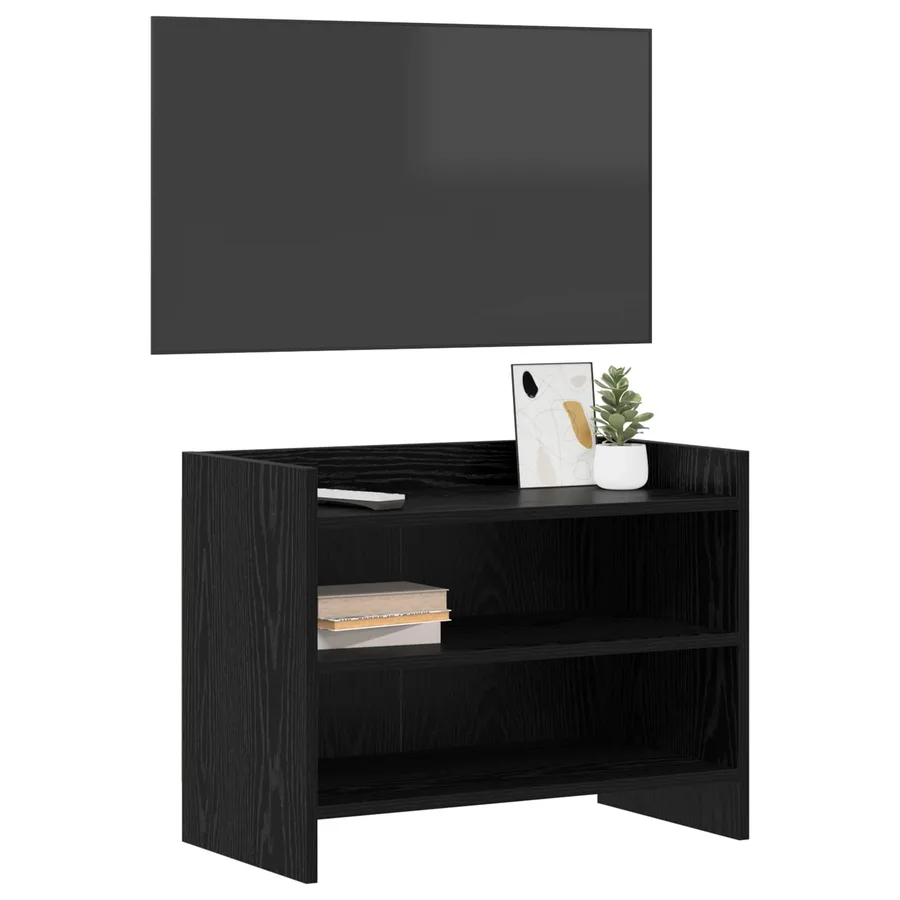 Meuble TV 60 x 33 x 47 cm Chêne noir Bois d'ingénierie - 3