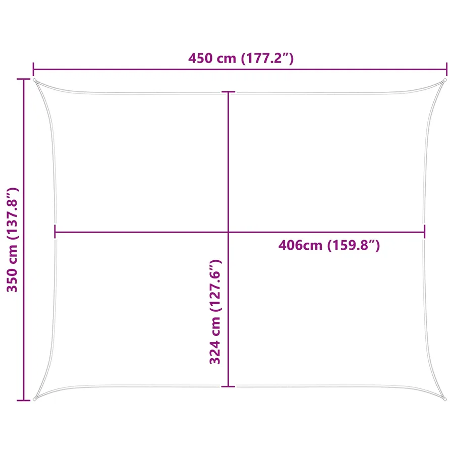Voile d'ombre Oxford enduit de PU - 8