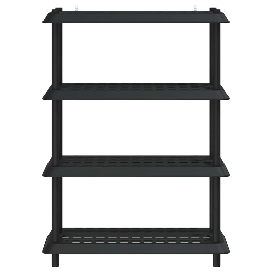 Unité de rangement 4 niveaux 100 x 40 x 136,5 cm PP Anthracite - 5