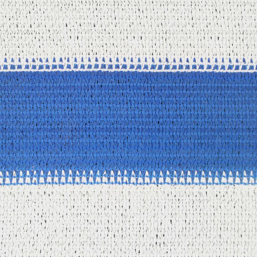 Voile d'ombre Bleu et Blanc 5 x 5 x 5 m HDPE - 7